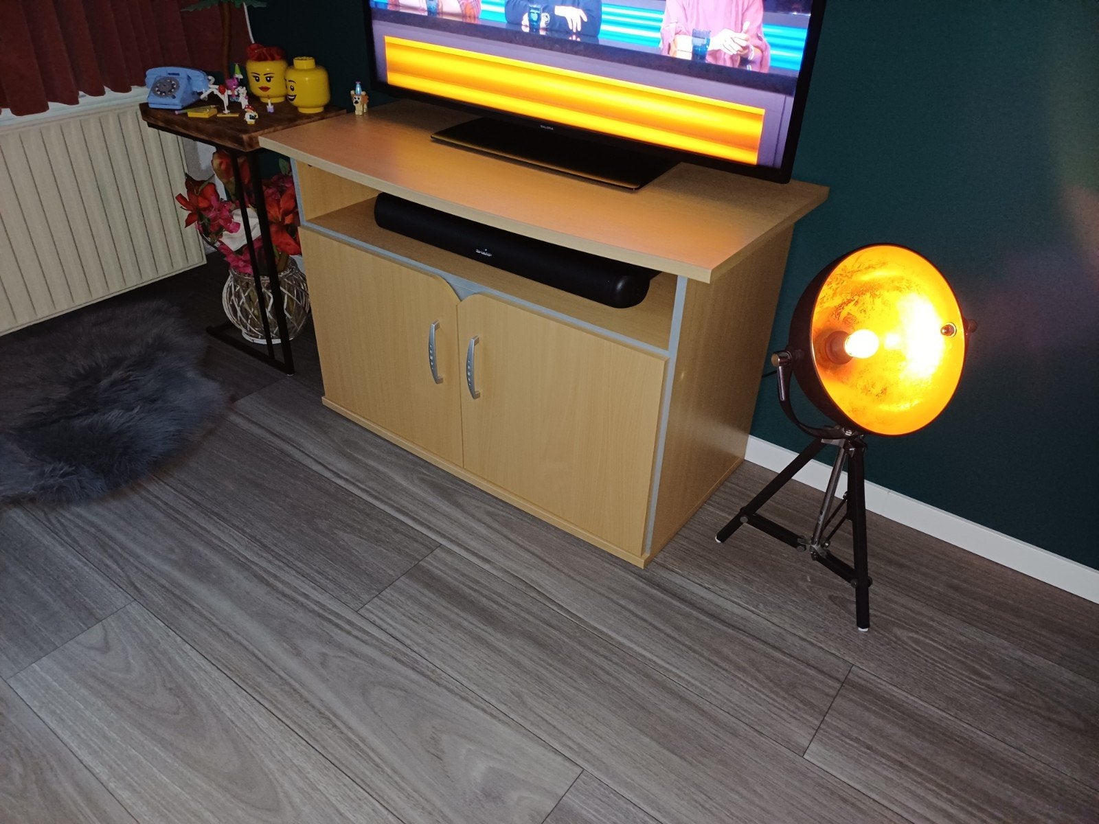 Praktisch TV-meubel met opbergruimte, Ophalen, Gebruikt, 100 tot 150 cm, Minder dan 100 cm