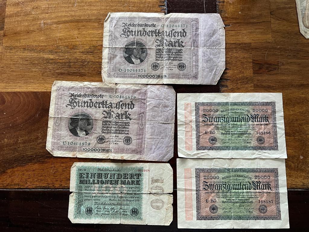 oude Duitse bankbiljetten 1923, Ophalen of Verzenden, Duitsland, Los biljet
