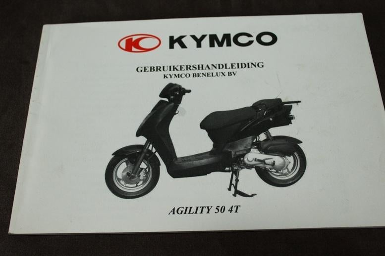Kymco Agility 50 4T scooter instructie boekje, Ophalen of Verzenden, Zo goed als nieuw