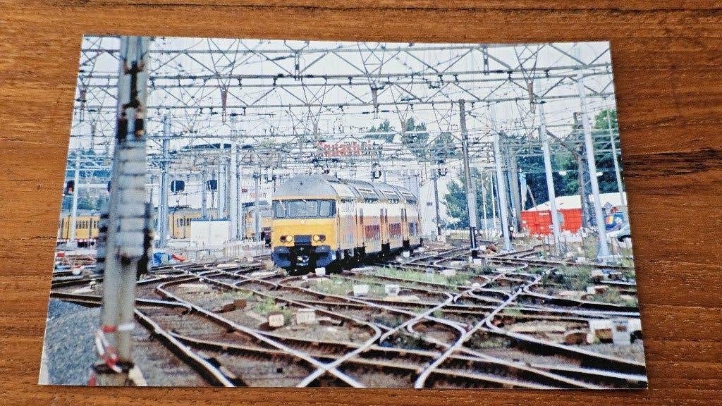 Foto TREIN NS Nederlandse Spoorwegen Dubbeldekker DDM, Verzenden, Gebruikt, Trein, Overige typen
