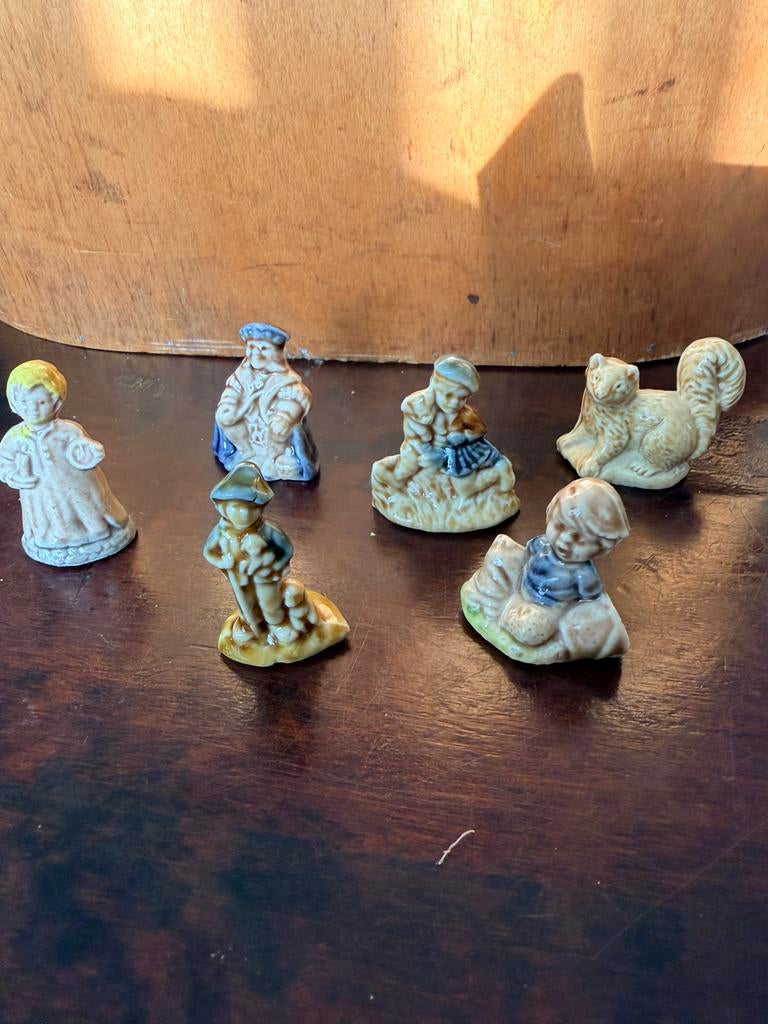 Retro Wade Whimsie beeldjes 6x jaren 70, Ophalen of Verzenden