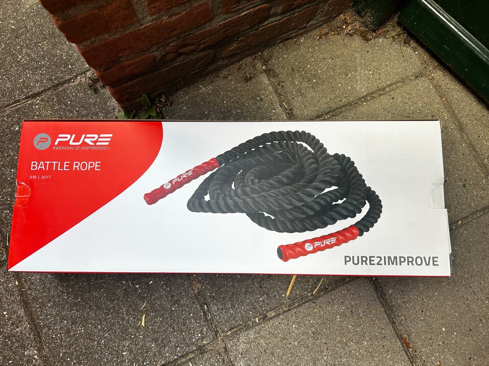 Battle Rope 9 meter voor training fitness Hyrox crossfit, Ophalen, Nieuw, Armen, Battle rope