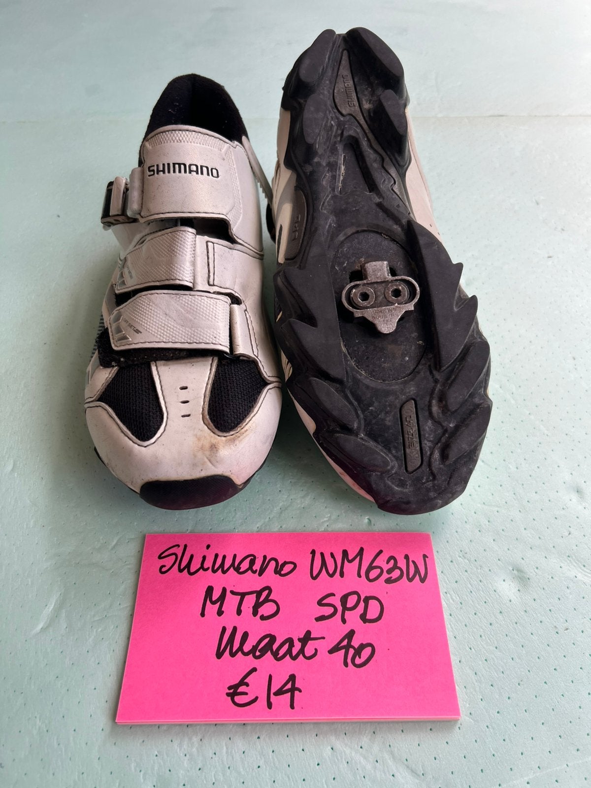 t.k.Shimano WM63W MTB schoenen dames SPD maat 40, Ophalen, Schoenen, Overige maten, Zo goed als nieuw