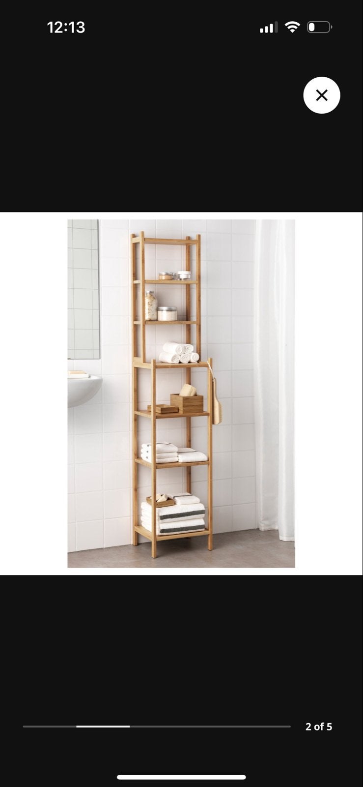 Nieuwe IKEA RÅGRUND Badkamerrek, Ophalen, Zo goed als nieuw