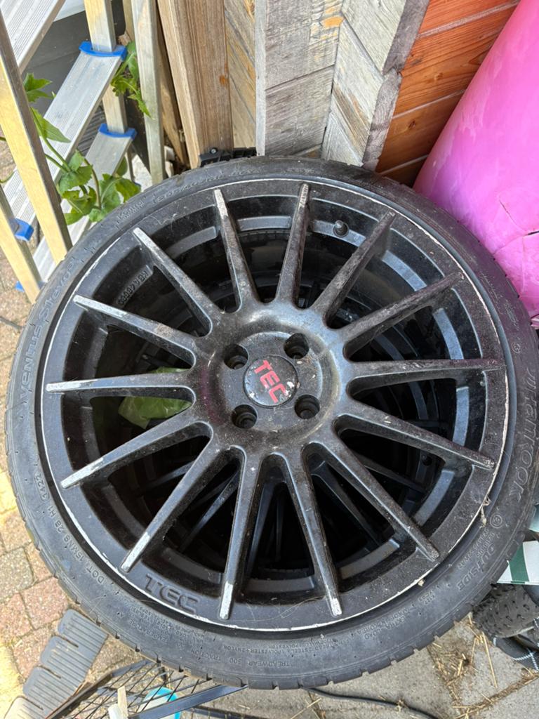 18 inch velgen TEC Speedwheels AS 2 4x100, Ophalen, 18 inch, Gebruikt, Velg(en)