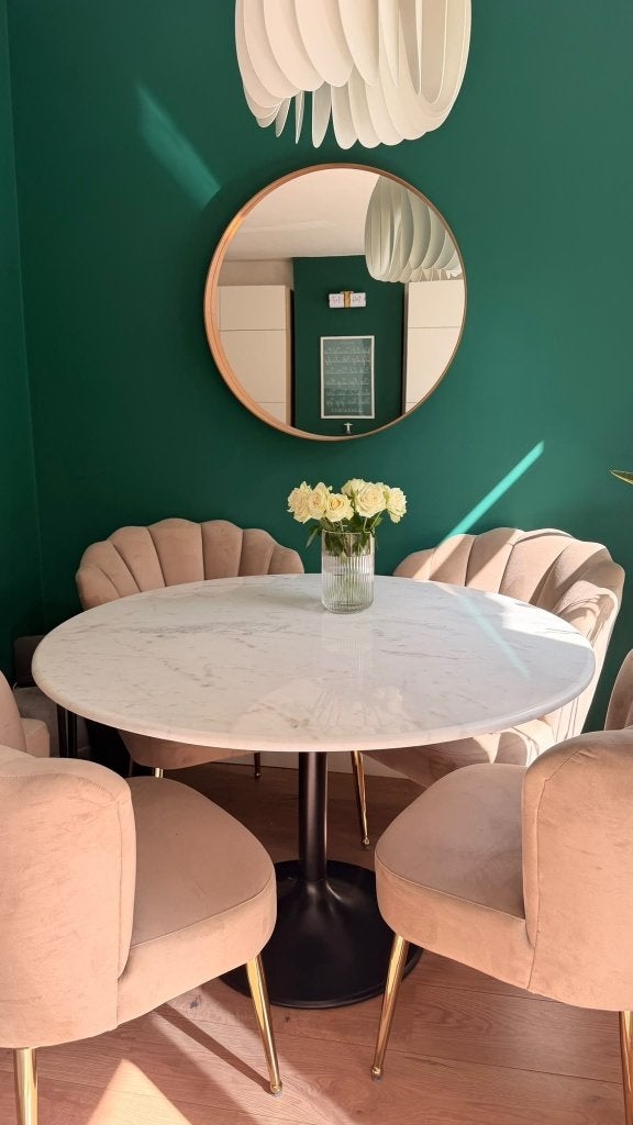 Luxury round marble table, Huis en Inrichting, Ophalen, Overige materialen, 100 tot 150 cm, White Marble