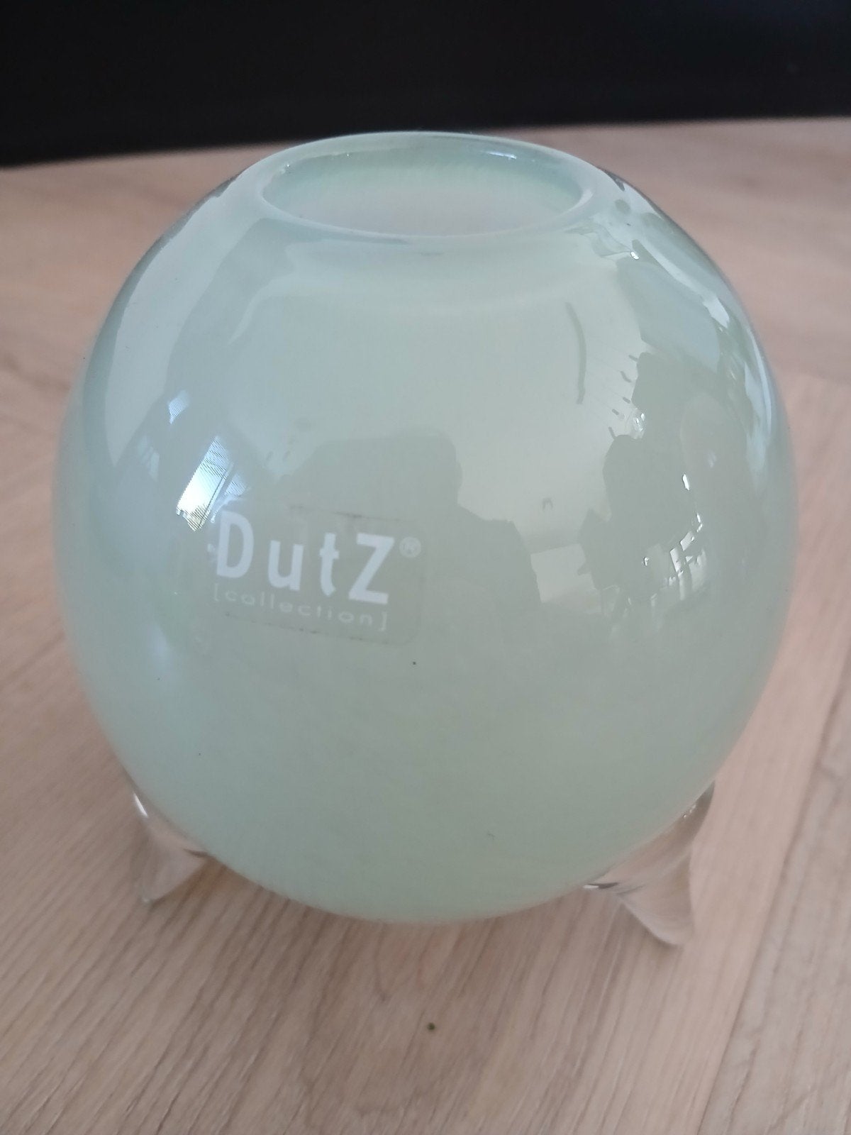 Dutz collection vaasje, Ophalen of Verzenden, Zo goed als nieuw, Groen, Glas