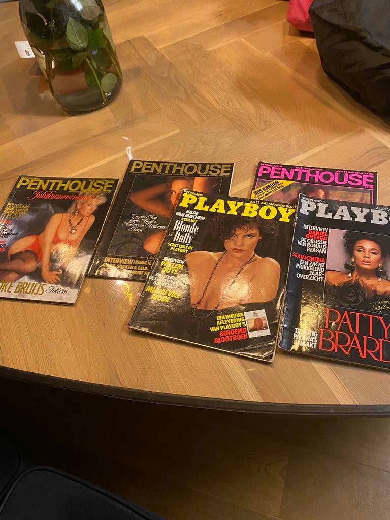 Partij playboy penthouse 1980 editie retro boekjes, Ophalen of Verzenden, Zo goed als nieuw