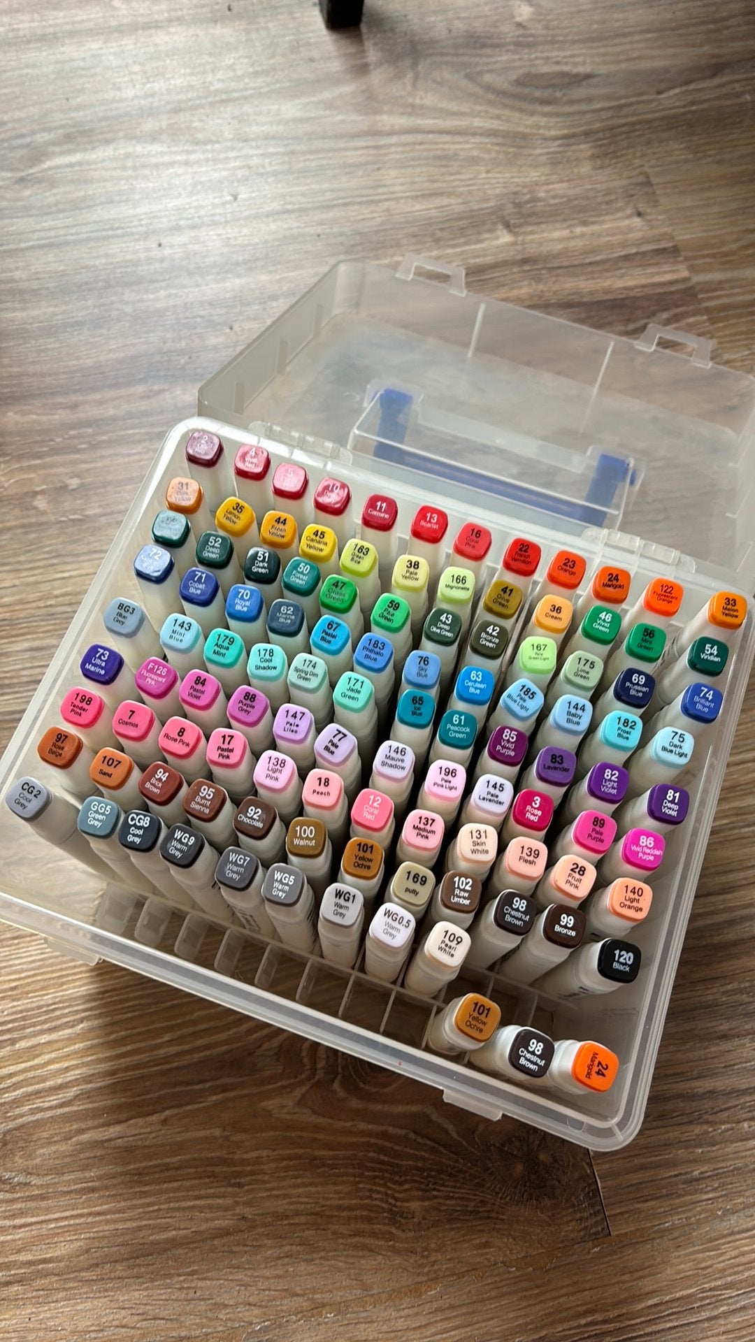 Decotime Aquamarkers met koffertje, Hobby en Vrije tijd, Tekenen, Ophalen of Verzenden, Zo goed als nieuw