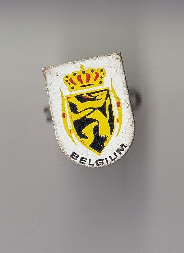 Belgium Belgische Leeuw broche, Gebruikt, Niet vindbaar, Niet vindbaar, Speldje of Pin