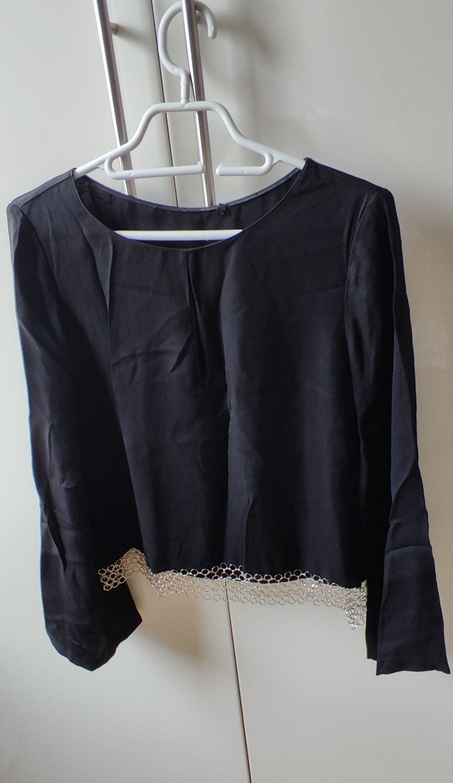 Zwarte moderne blouse van Zara maat XS zo goed als nieuw, Ophalen of Verzenden, Zo goed als nieuw, Maat 34 (XS) of kleiner, Zara