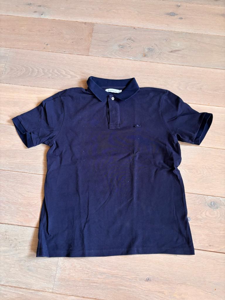 The Goodpeople Blauwe Polo Maat M, Verzenden, Gedragen, Maat 48/50 (M), Blauw