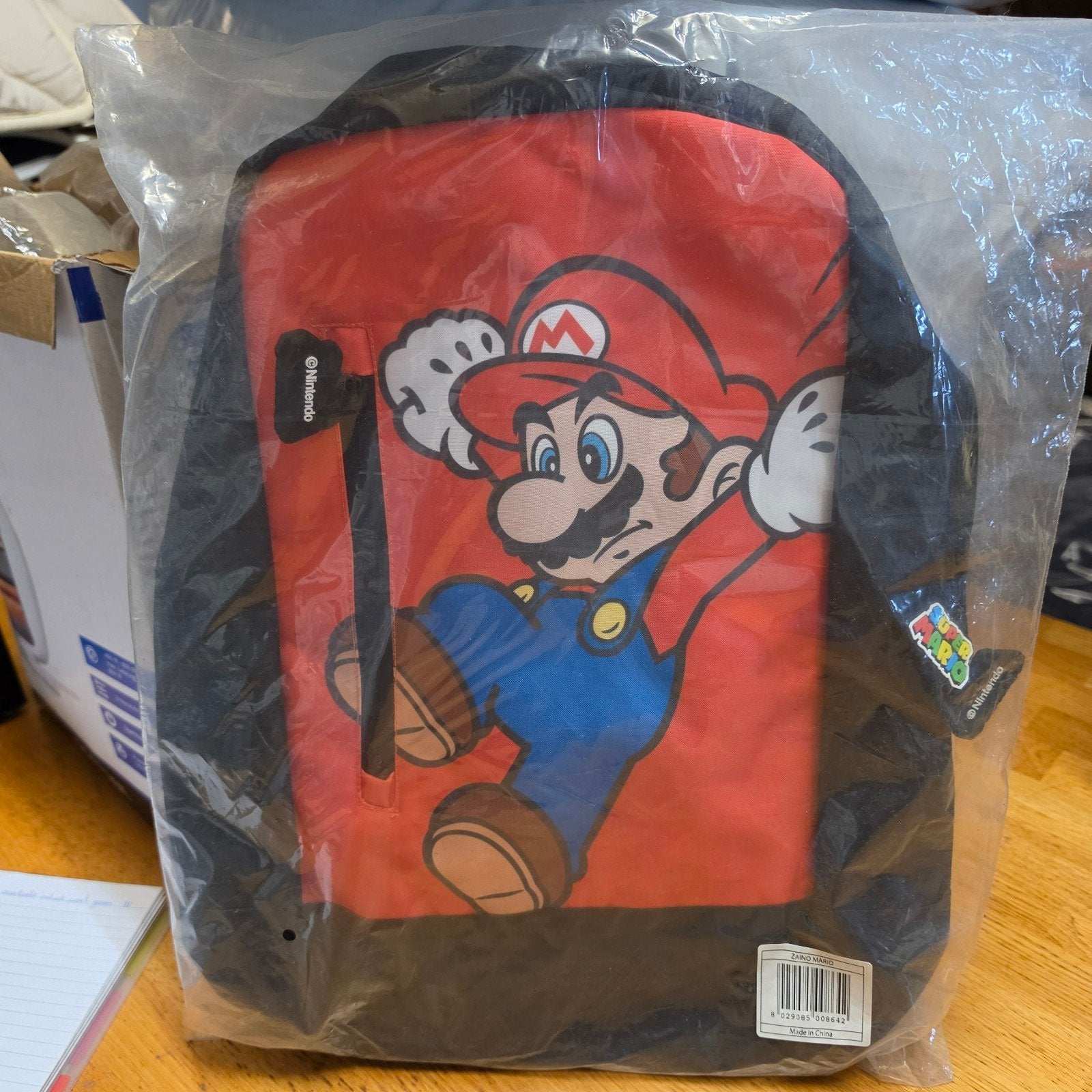 Partij Super Mario Rugzak - Perfect voor school of uitjes!, Overige merken, Onbekend, Nieuw, Ophalen of Verzenden