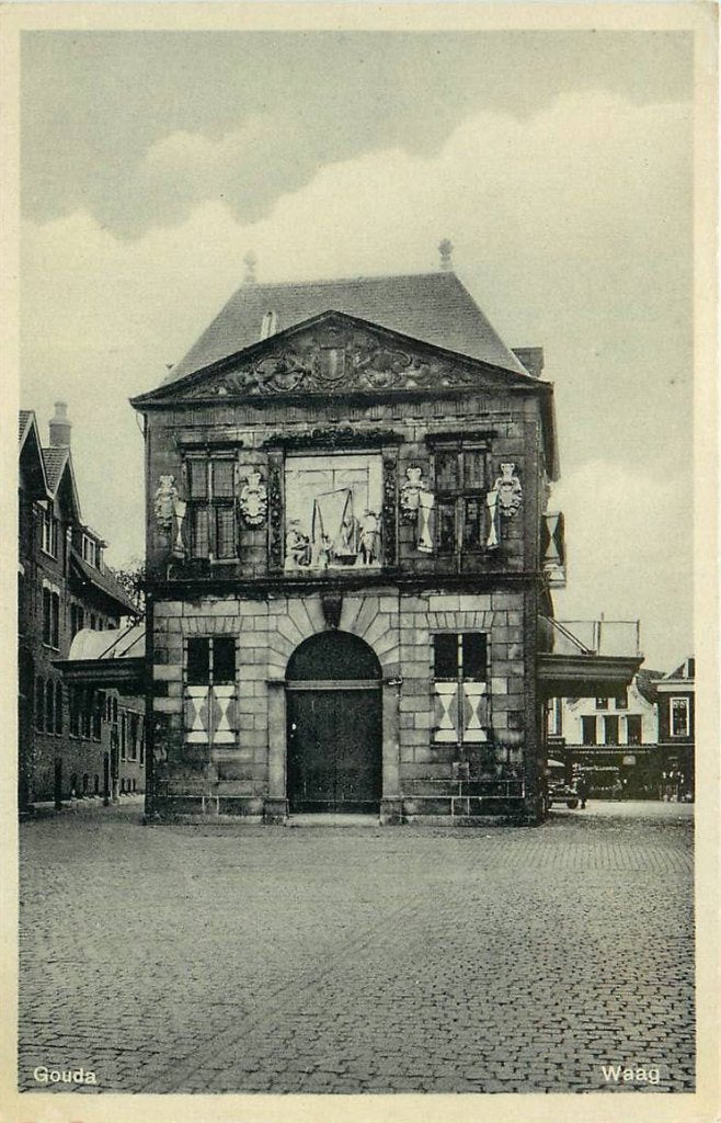 388-245-045 Gouda Waag, Verzenden, Voor 1920, Zuid-Holland