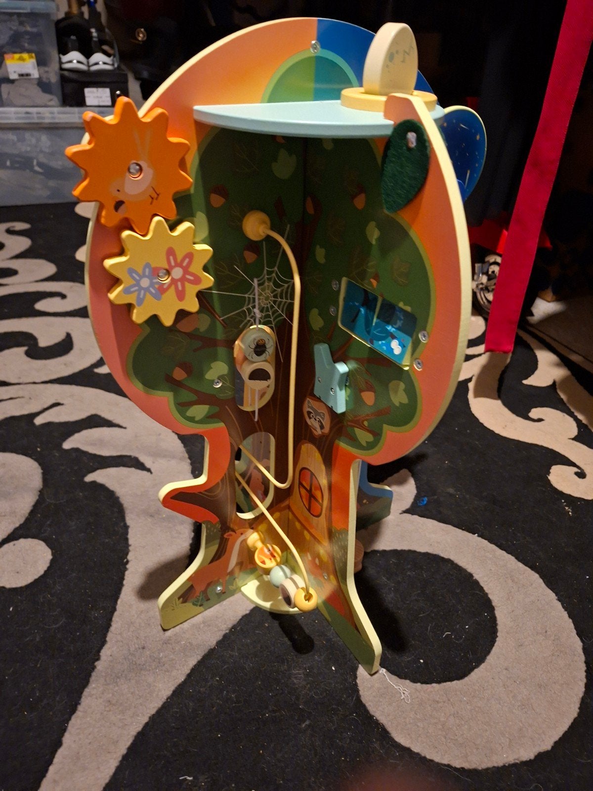 Houten Activiteitenboom met Dieren en Spelletjes, Ophalen, Gebruikt, Overige typen
