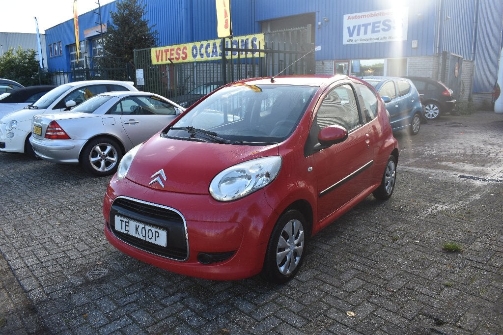 Citroën C1 1.0 3-DRS 2009 Rood  NIEUWE APK, Voorwielaandrijving, C1, 68 pk, Bedrijf