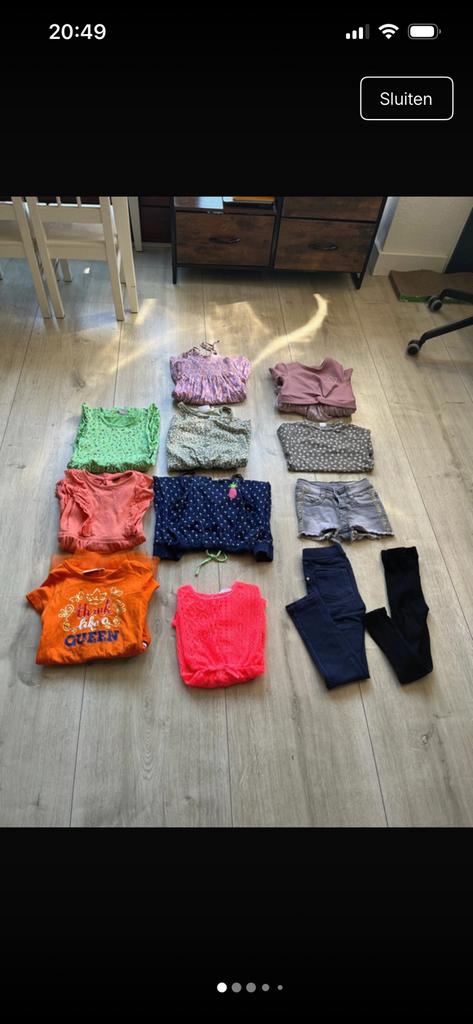 Bundeltje meisjeskleding maat 110, Kinderen en Baby's, Kinderkleding | Maat 110, Ophalen of Verzenden, Zo goed als nieuw, Meisje