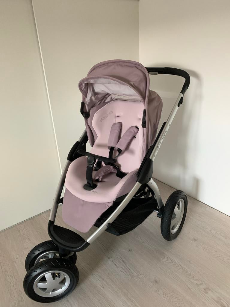 Maxi‑Cosi Mura: kinderwagen, reiswieg & Pebble autostoeltje, Kinderen en Baby's, Kinderwagens en Combinaties, Ophalen, Verstelbare duwstang