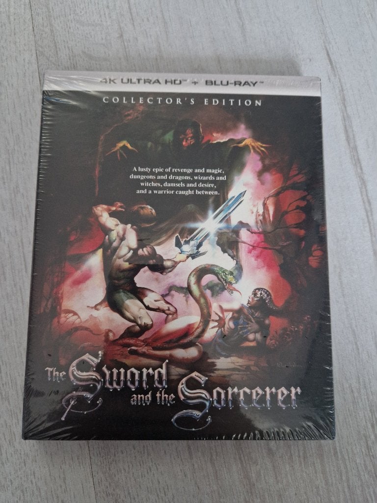 4K UHD Blu-ray Scream Factory - The Sword and the Sorceror, Cd's en Dvd's, Blu-ray, Engels, Film, Engels, Zo goed als nieuw