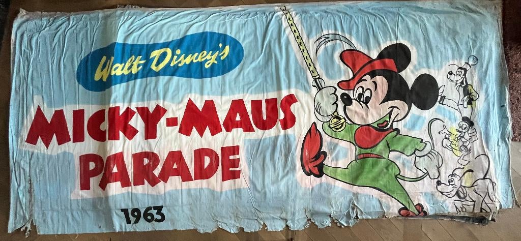 XXL Bioscoop reclame: Micky Mouse 1963, Ophalen, Mickey Mouse, Gebruikt