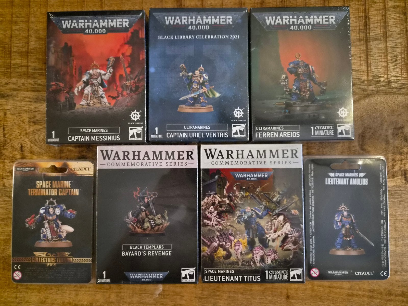 Set of 7 "LIMITED EDITION" WH40K Space Marines models., Ophalen of Verzenden, Nieuw, Warhammer 40000, Figuurtje(s)