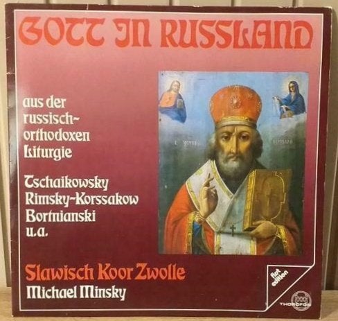 #1 LP Gott in Russland Slawisch Koor Zwolle Michael Minsky, Ophalen of Verzenden, Gebruikt, 12 inch, LP