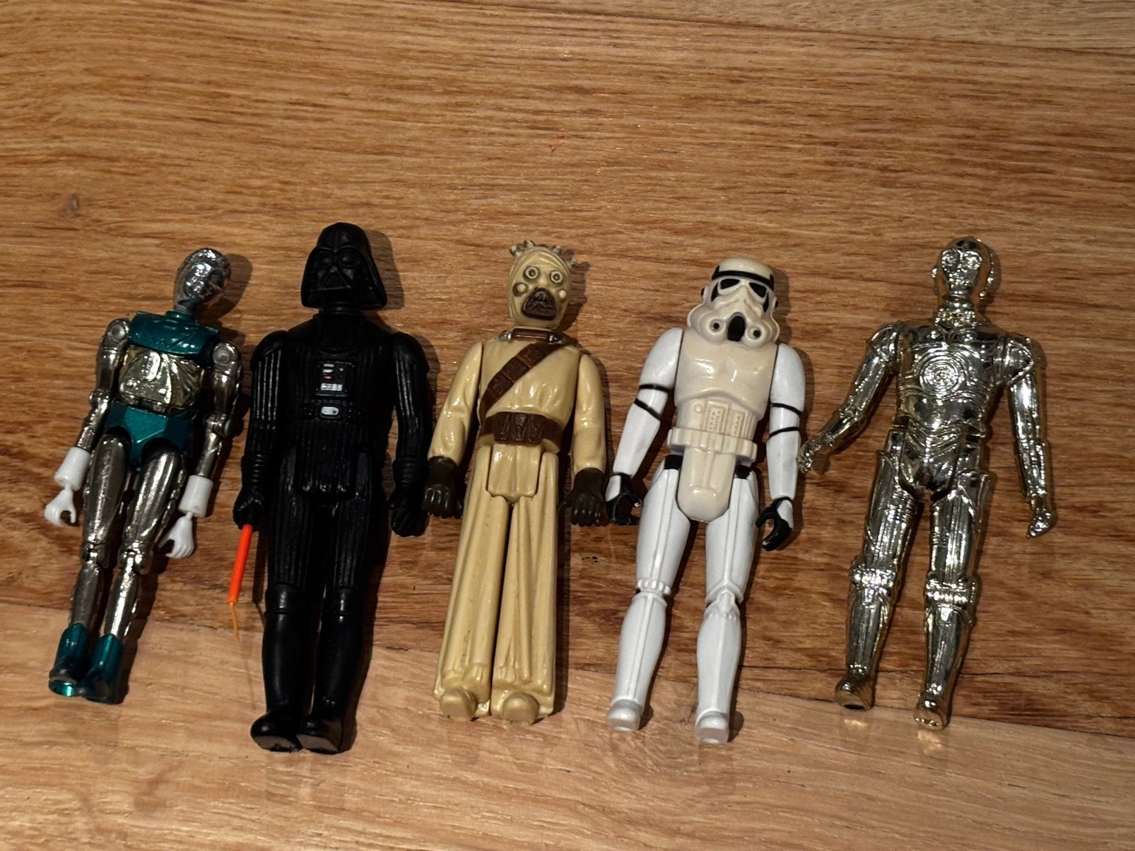 Star Wars Vintage Figuren 1977-1980 - Set van 5, Ophalen of Verzenden, Gebruikt