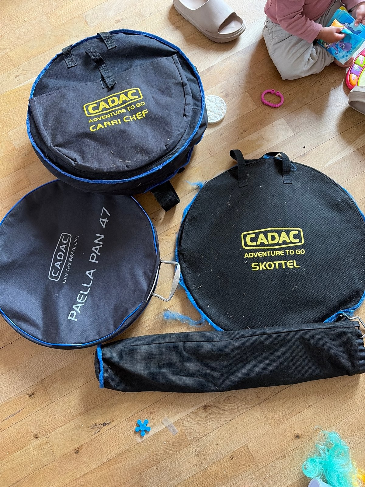 Cadac Skottelbraai met Paella Pan 47 cm, Caravans en Kamperen, Ophalen, Gebruikt