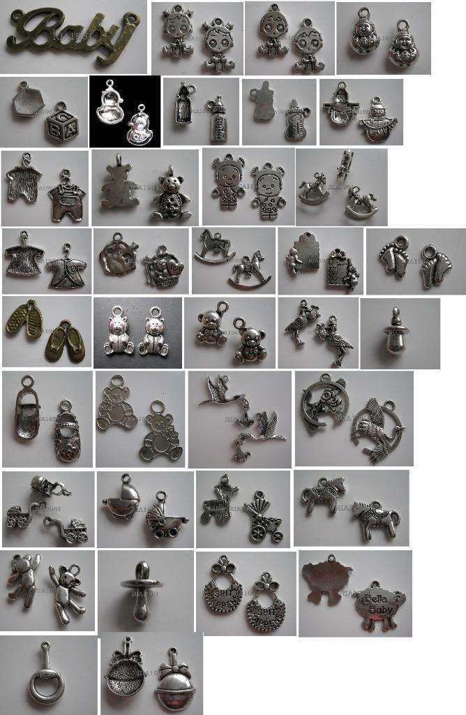 2500 verschillende soorten charms voor bijv.op uw kaarten, Ophalen of Verzenden, Nieuw, Overige thema's