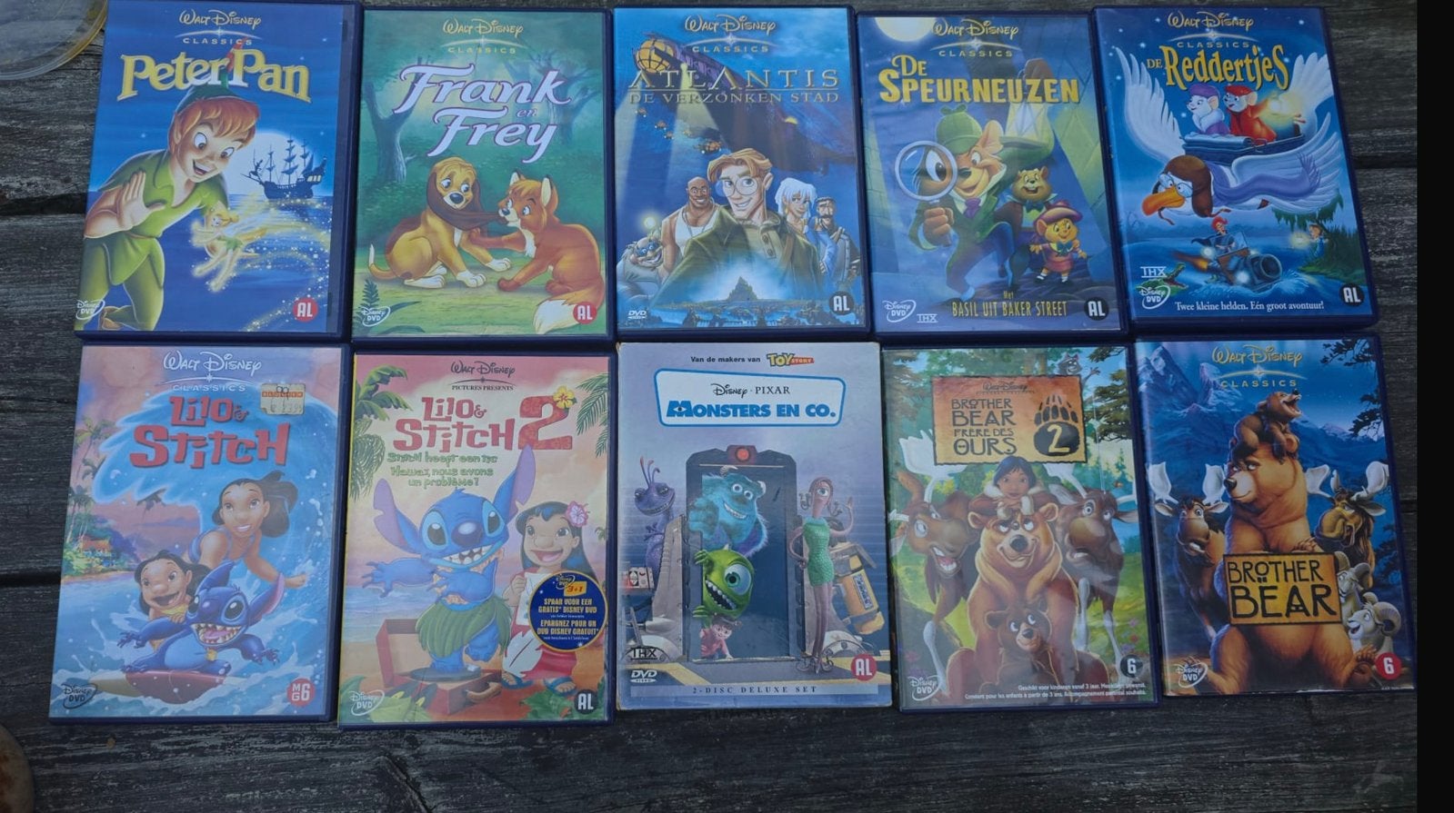 Disney & Pixar DVD Pakket 10x, Alle leeftijden, Verzenden, Zo goed als nieuw
