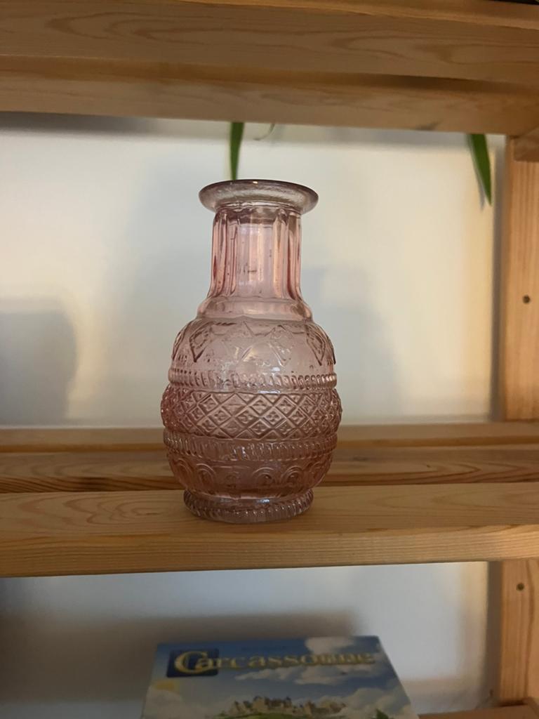 Roze vaasje - gratis, Ophalen, Overige kleuren, Minder dan 50 cm, Glas