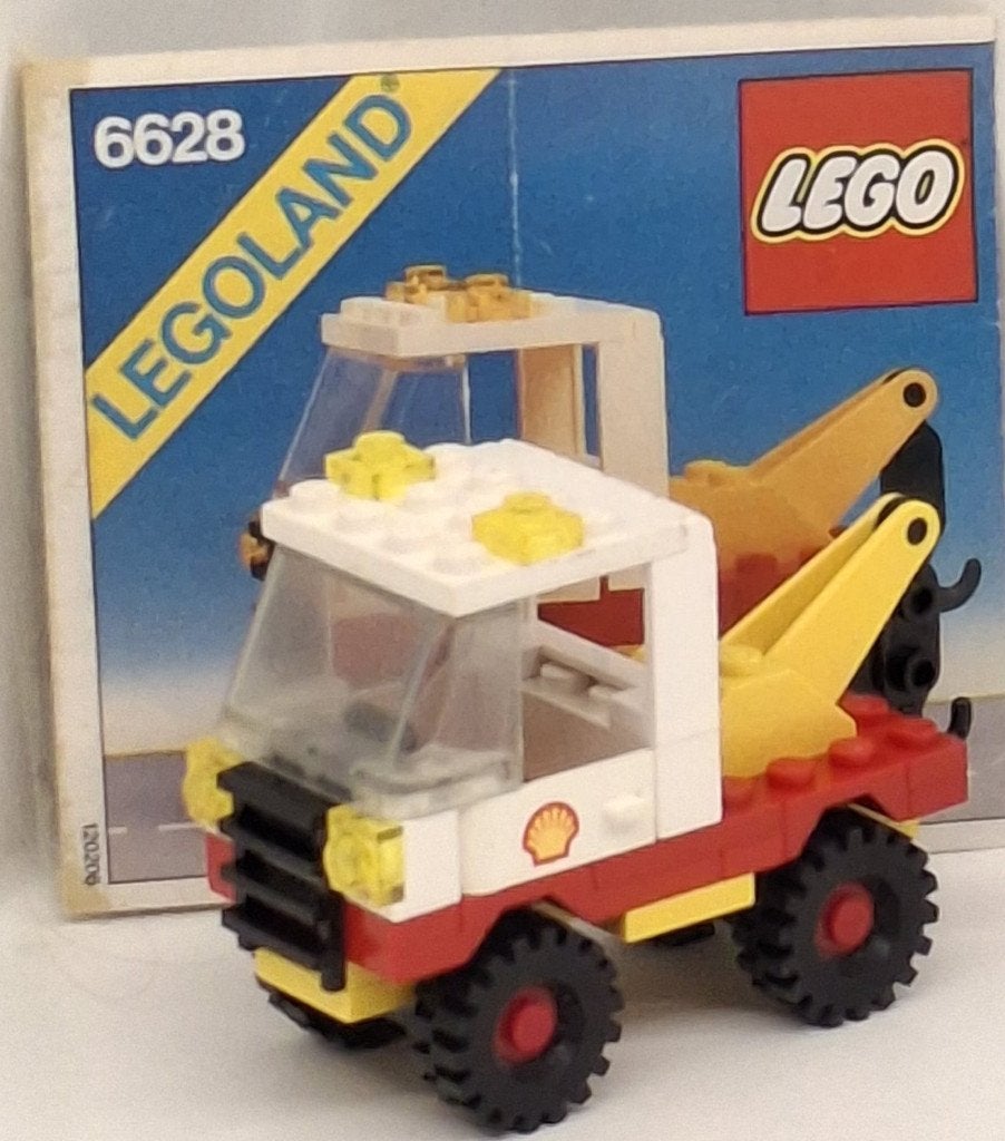 LEGOLAND 2x  LEGO set 6628 Sleepwagen Shell uit 1981, Gebruikt, Lego, Ophalen of Verzenden, Compleet