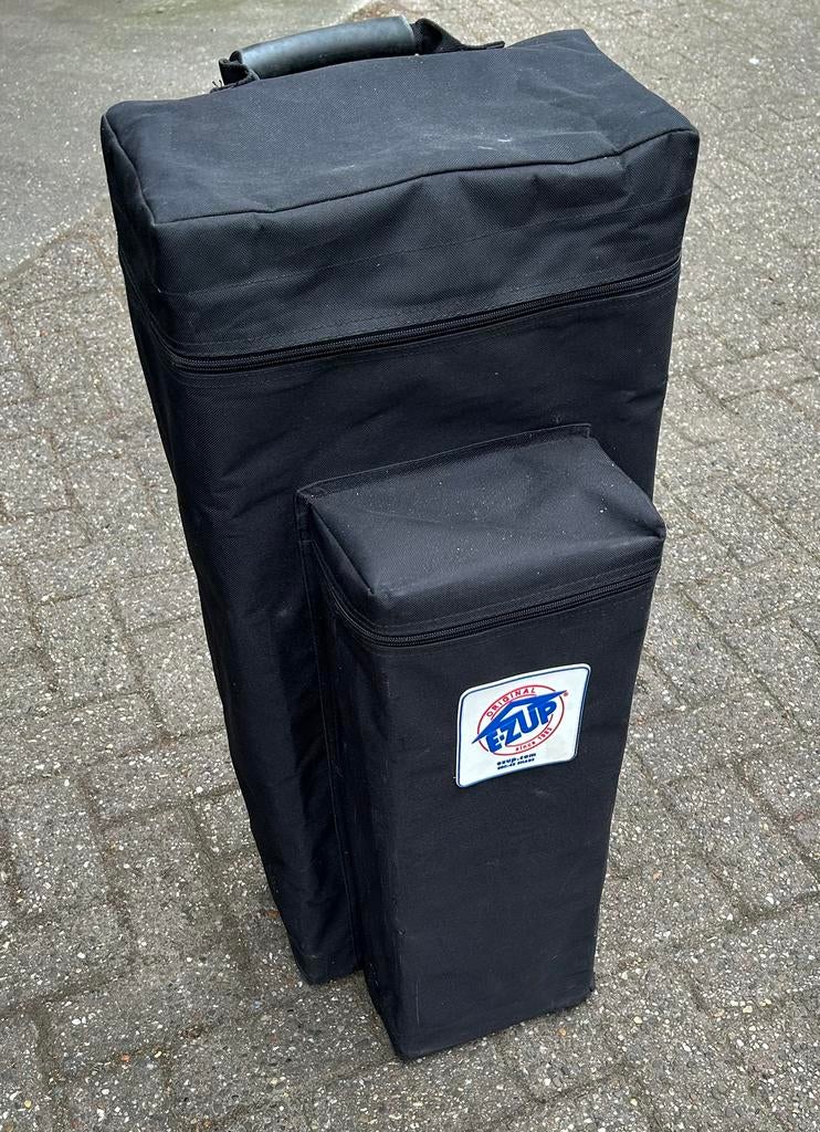 Ideale in hoogte verstelbare klaptafel in verrijdbare tas, Ophalen, Zo goed als nieuw, Campingtafel
