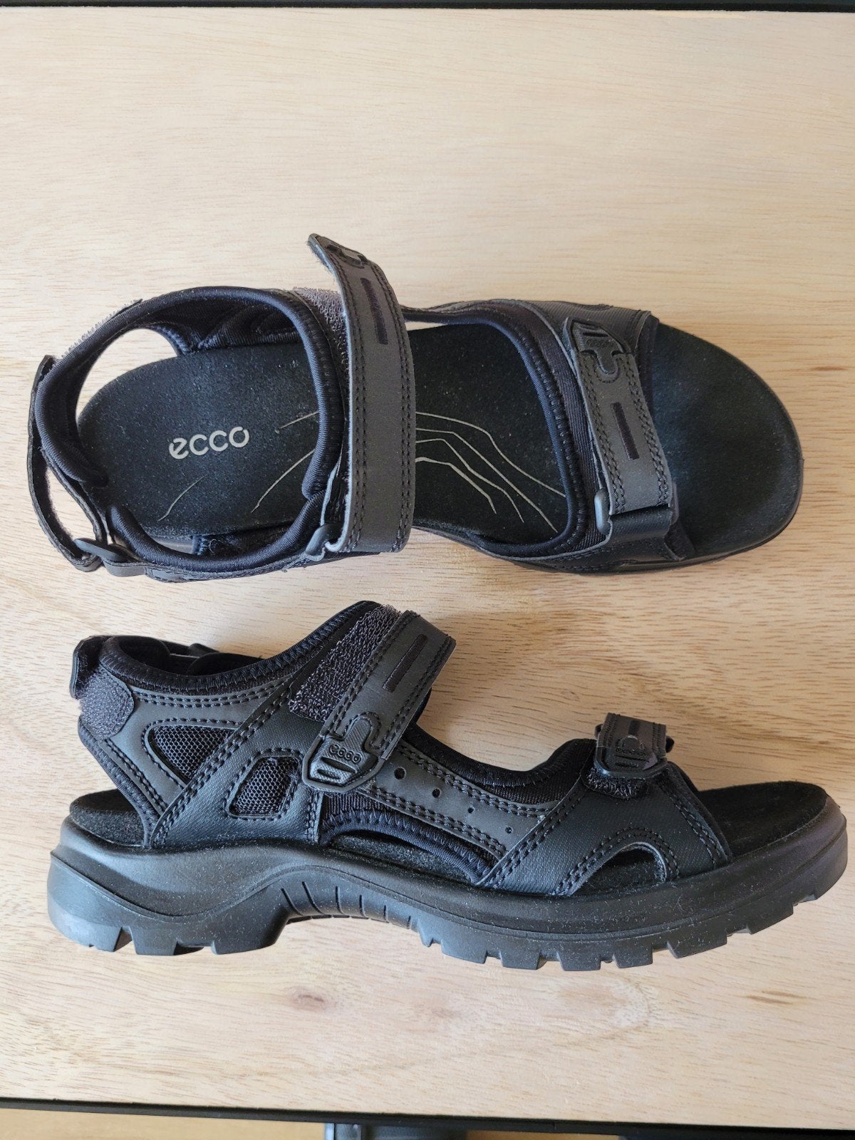 Ecco sandalen - Zwart - Maat 39., Ophalen of Verzenden