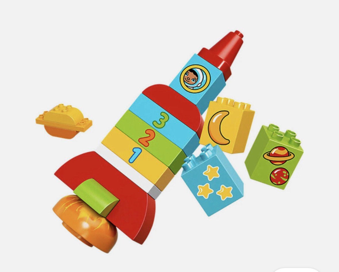 Lego duplo mijn eerste raket 10815, Ophalen of Verzenden, Zo goed als nieuw, Duplo, Complete set