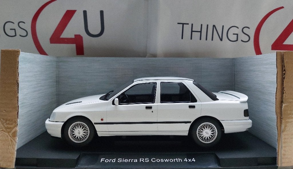 MCG 1:18 Ford Sierra RS Cosworth 4x4 wit nieuw in verpakking, Hobby en Vrije tijd, Ophalen of Verzenden, Nieuw, Auto, Overige merken