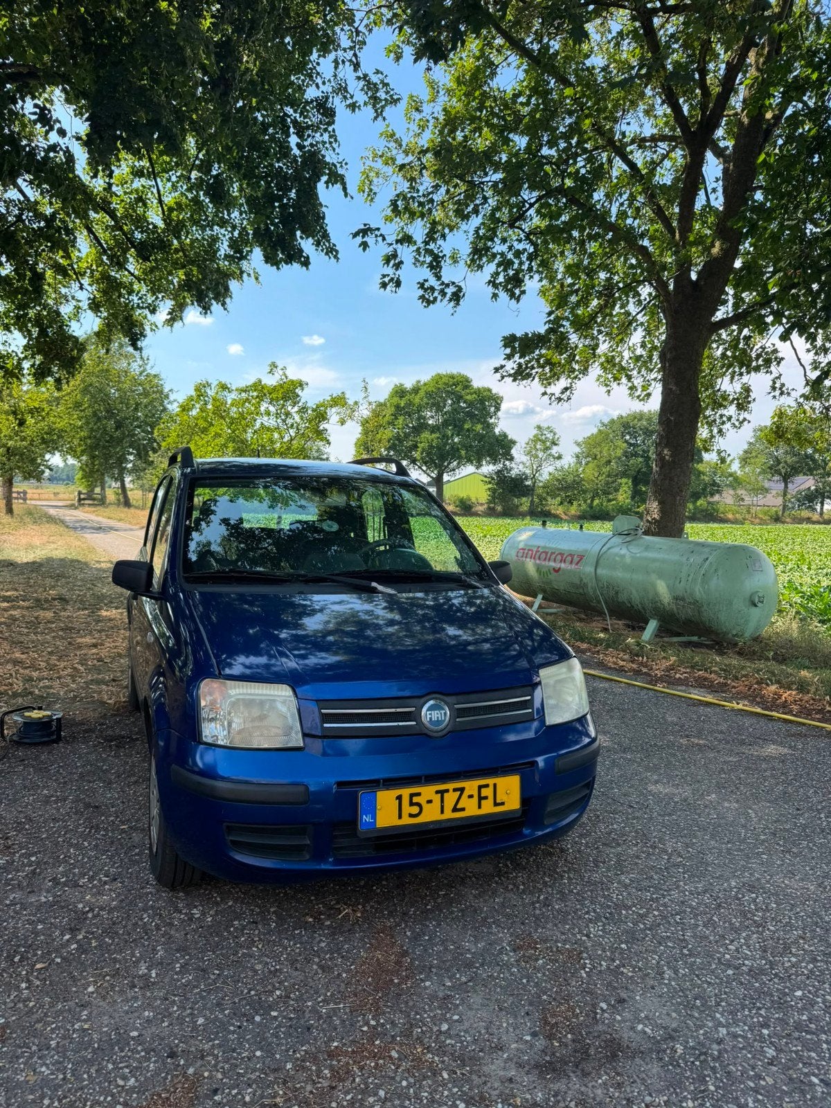 Fiat Panda 1.2 44KW 60PK 2007 Blauw, Auto's, Fiat, Voorwielaandrijving, Origineel Nederlands, Handgeschakeld, Particulier