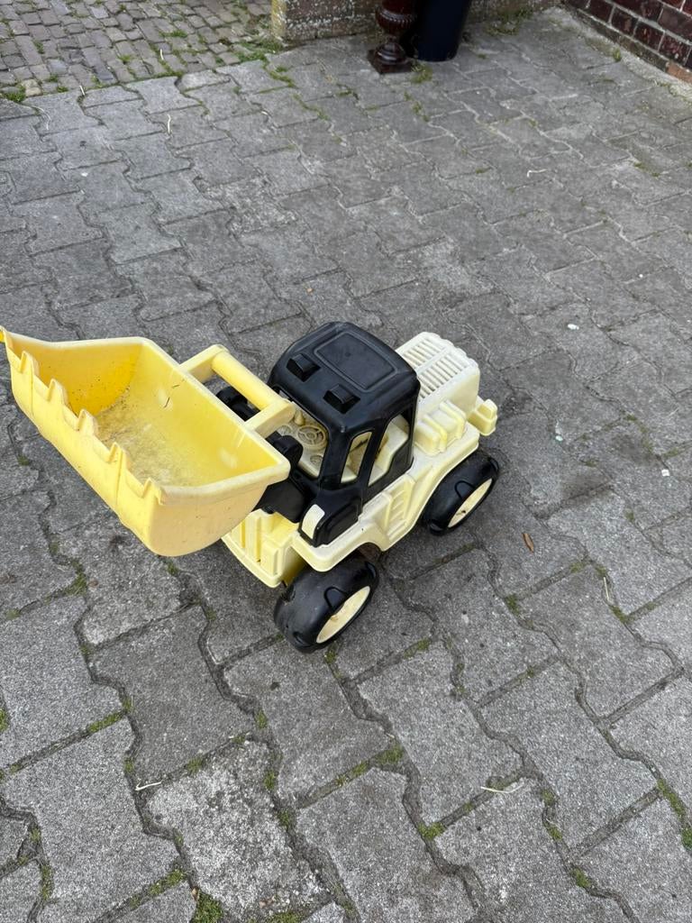 Grote shovel waar een kindje op kan zitten, Ophalen of Verzenden, Gebruikt, Overige merken