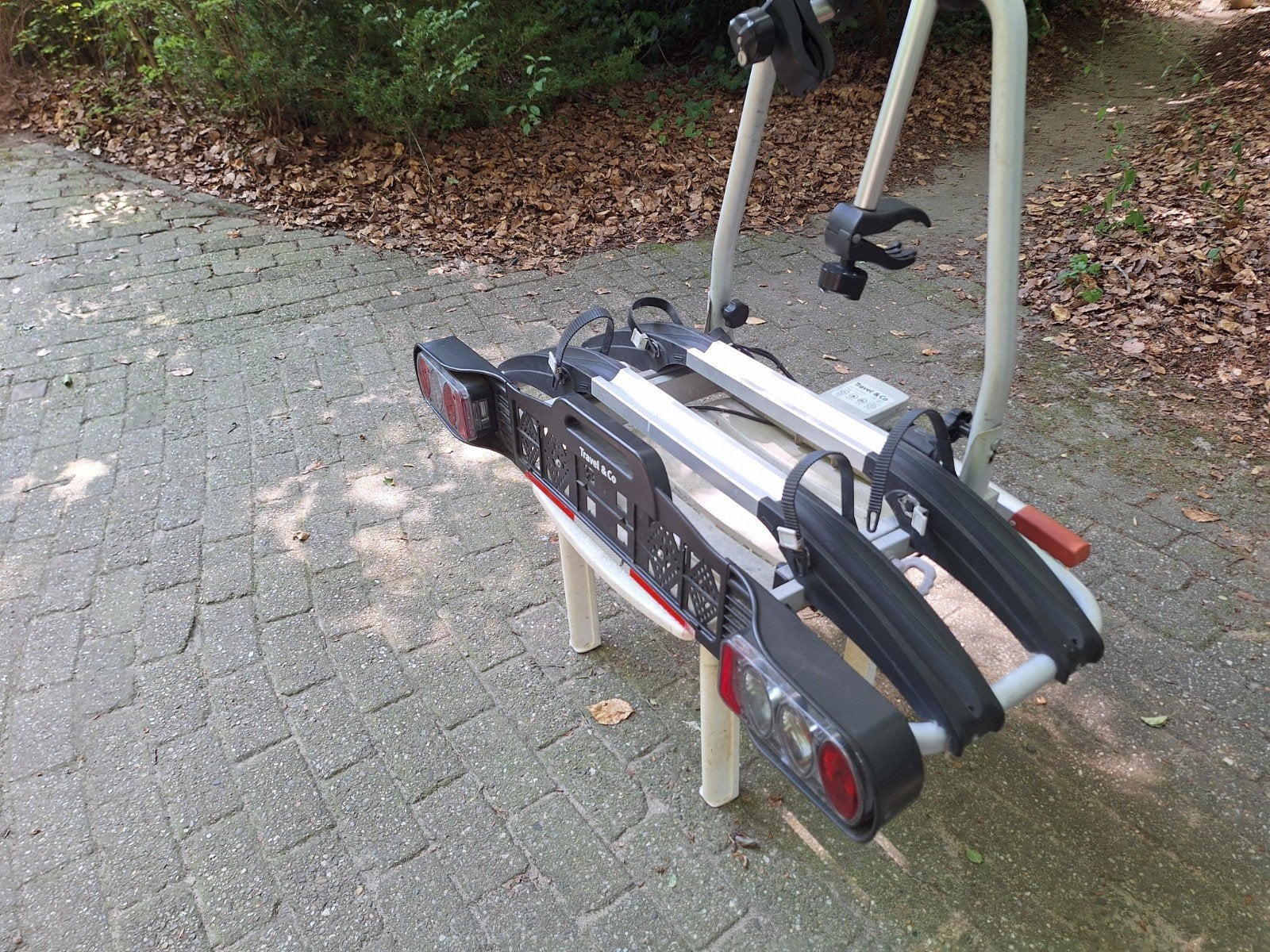 Travel & Co Kantelbare Fietsendrager 7/10-polig Z.G.A.N., Ophalen of Verzenden, Zo goed als nieuw, Trekhaakdrager