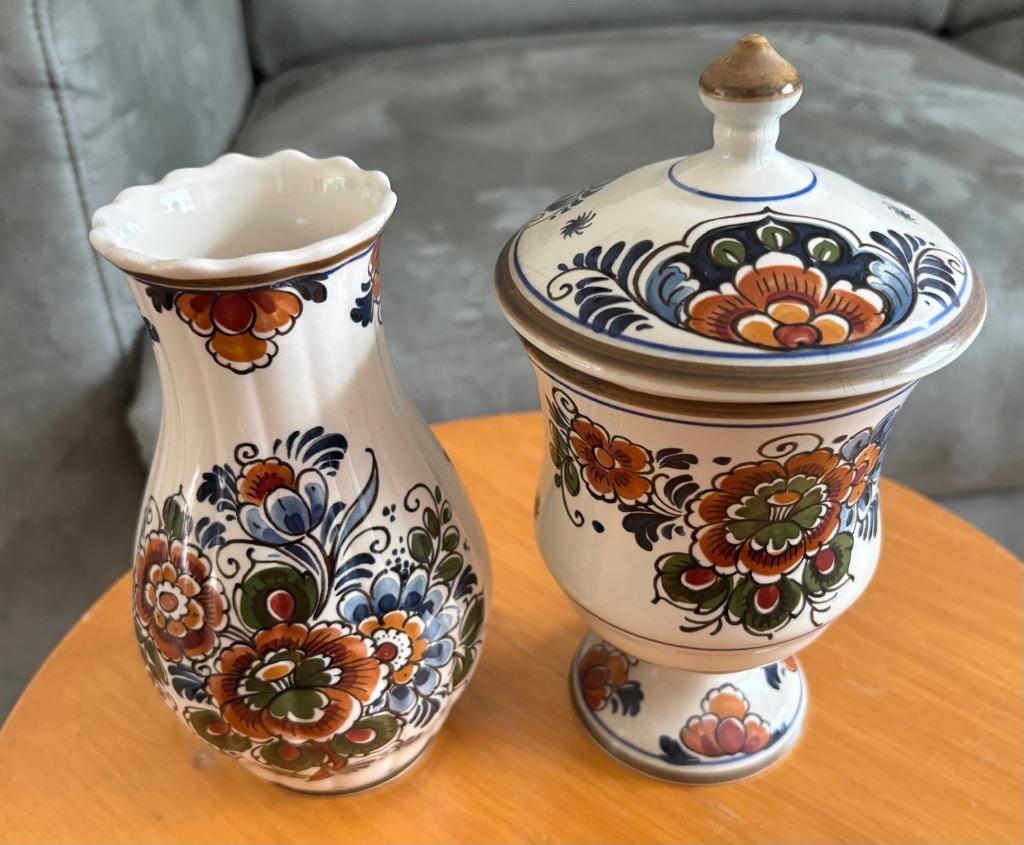 Delft Polychroom kaststel, Ophalen of Verzenden
