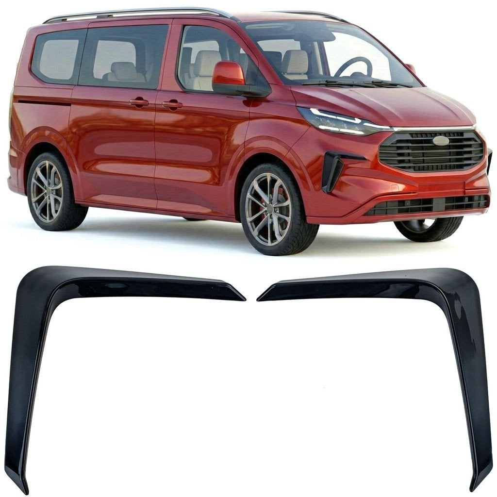 Voorbumper Spoiler Flaps Ford Transit Tourneo Custom Zwart G