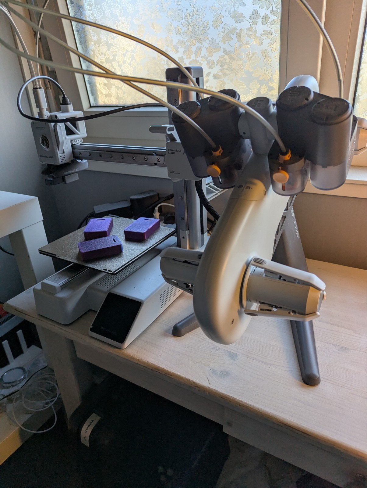 Bambu Lab A1 mini 3D-printer met AMS lite, Computers en Software, 3D Printers, Ophalen, Zo goed als nieuw, Filament, Ingebouwde Wi-Fi