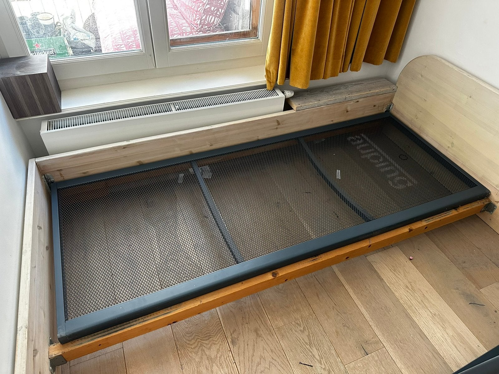 Auping bedbodem, Ophalen, Eenpersoons, Zo goed als nieuw, 80 cm