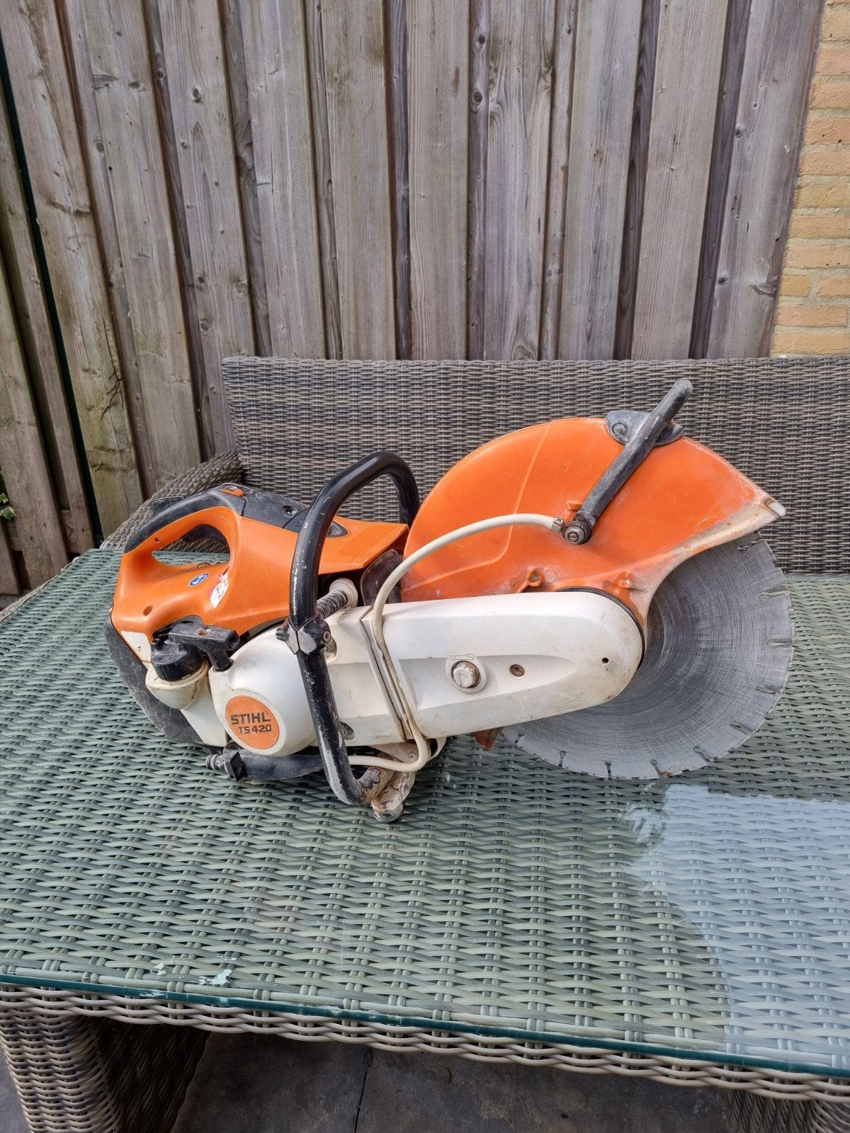 Stihl TS 420 doorslijper - Krachtige en betrouwbare zaag, Ophalen, Stihl, Gebruikt, Overige typen