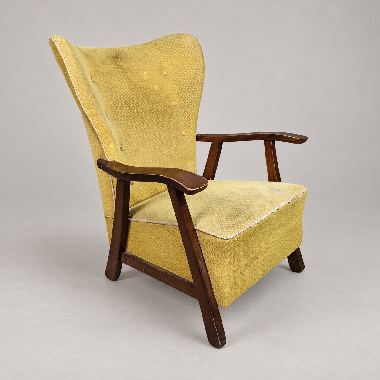 Zeldzame Scandinavische design oorfauteuil ca. 1960, Ophalen