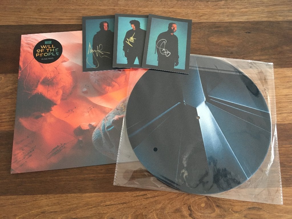 Vinyl LP Muse Will Of The People incl Slipmat & SIGNED NIEUW, LP, Progressive Rock, Ophalen of Verzenden, 12 inch