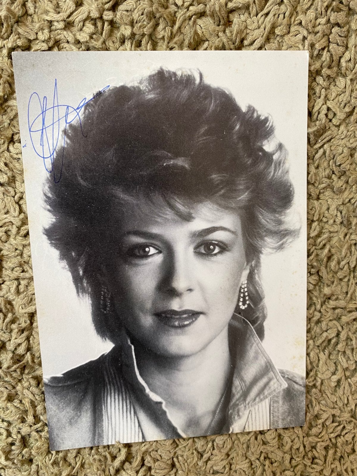 Gesigneerde promokaart Anny Schilder BZN Here I am 1980, Verzamelen, Ophalen of Verzenden, Gebruikt, Gesigneerd