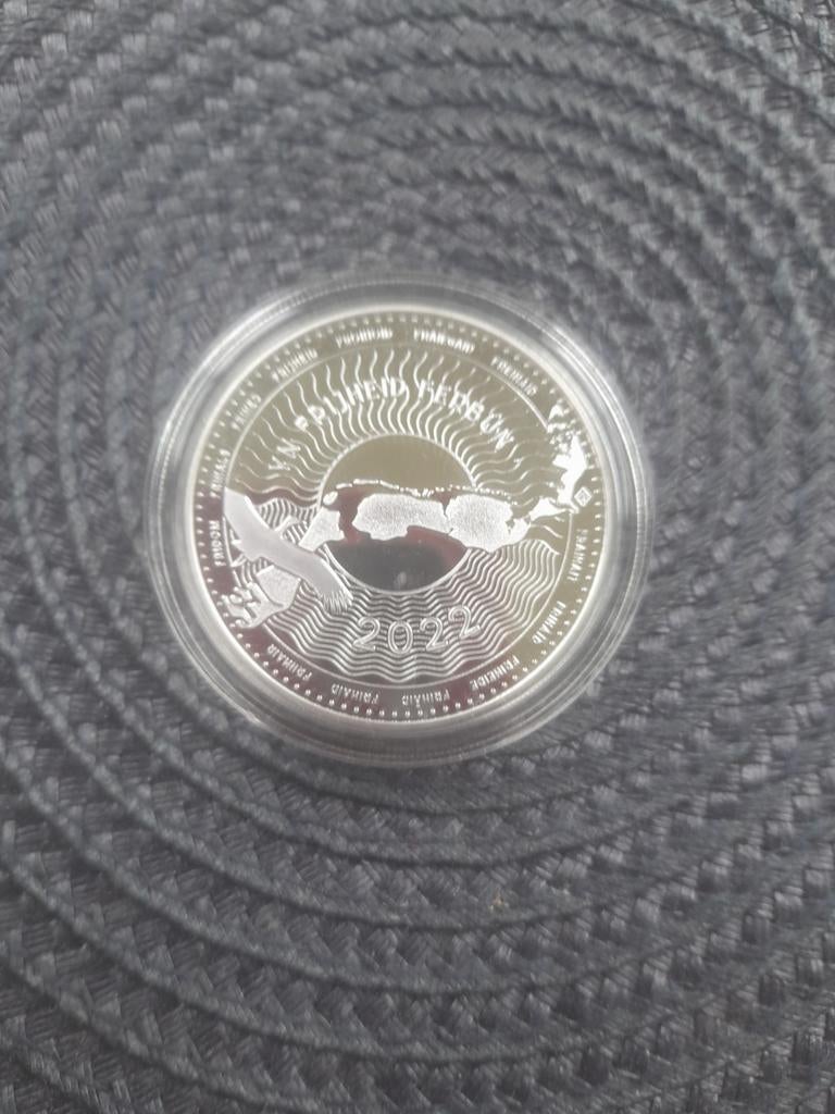 Zilveren munt 'Frij Fryslân' 2022 - 1 Troy Ounce, Koningin Beatrix, Zilver, Losse munt, Overige waardes
