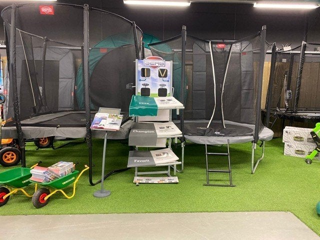 Trampoline BERG 520cm met net nu €380 korting, Ophalen of Verzenden, Nieuw