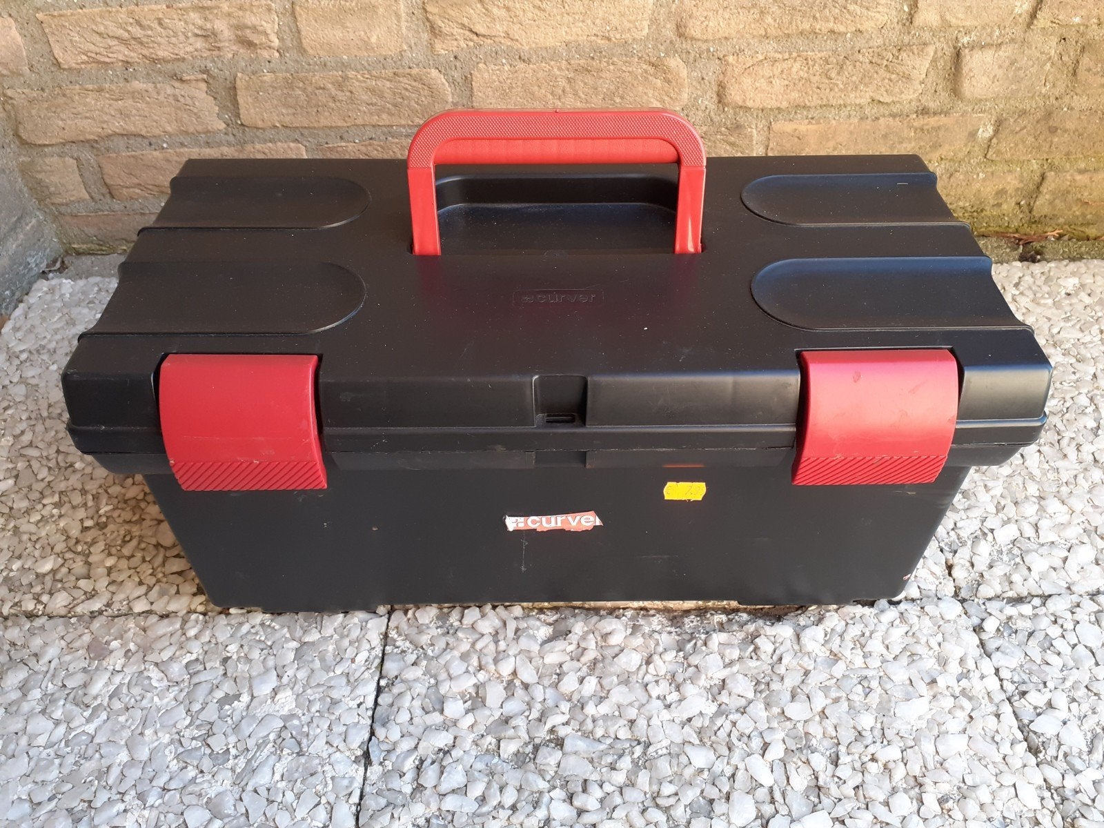 Gereedschapbox Curver + inhoud, Ophalen, Zo goed als nieuw